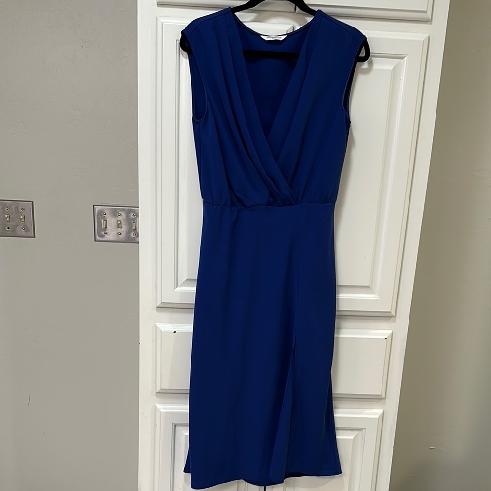 Amanda Uprichard, Elegant Blue Cocktail Dress, Size M
